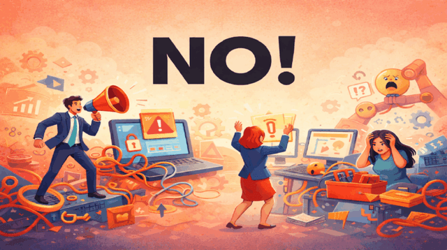 No means no, even when the system refuses to listen