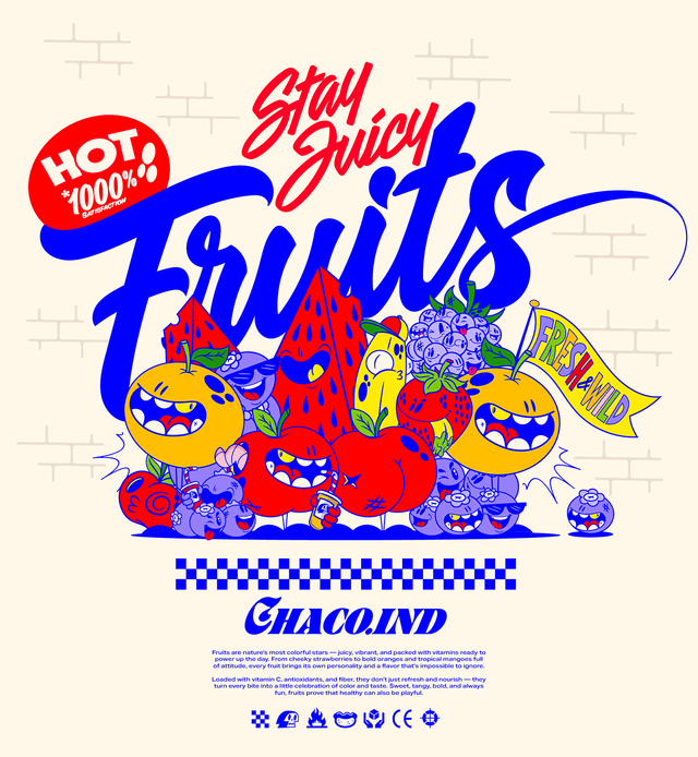 Juicy Fruits — Mascot Design & Illustration :: Behance