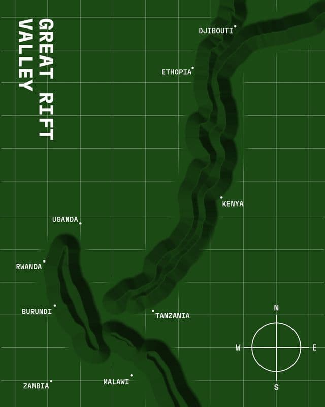 Templo use typography to evoke the geology of Kenya in its Venice Biennale identity