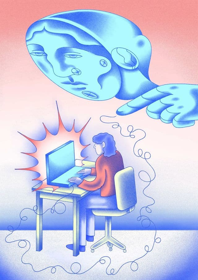 Hanneke Rozemuller’s editorial illustrations delve into daydreams and everyday anxieties