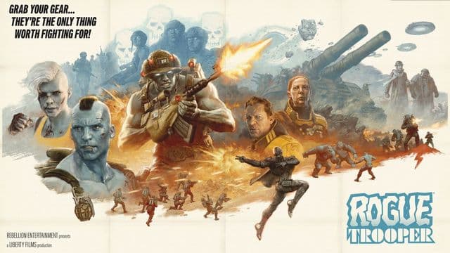 The new Rogue Trooper movie poster looks like it fell out of a ’70s cinema