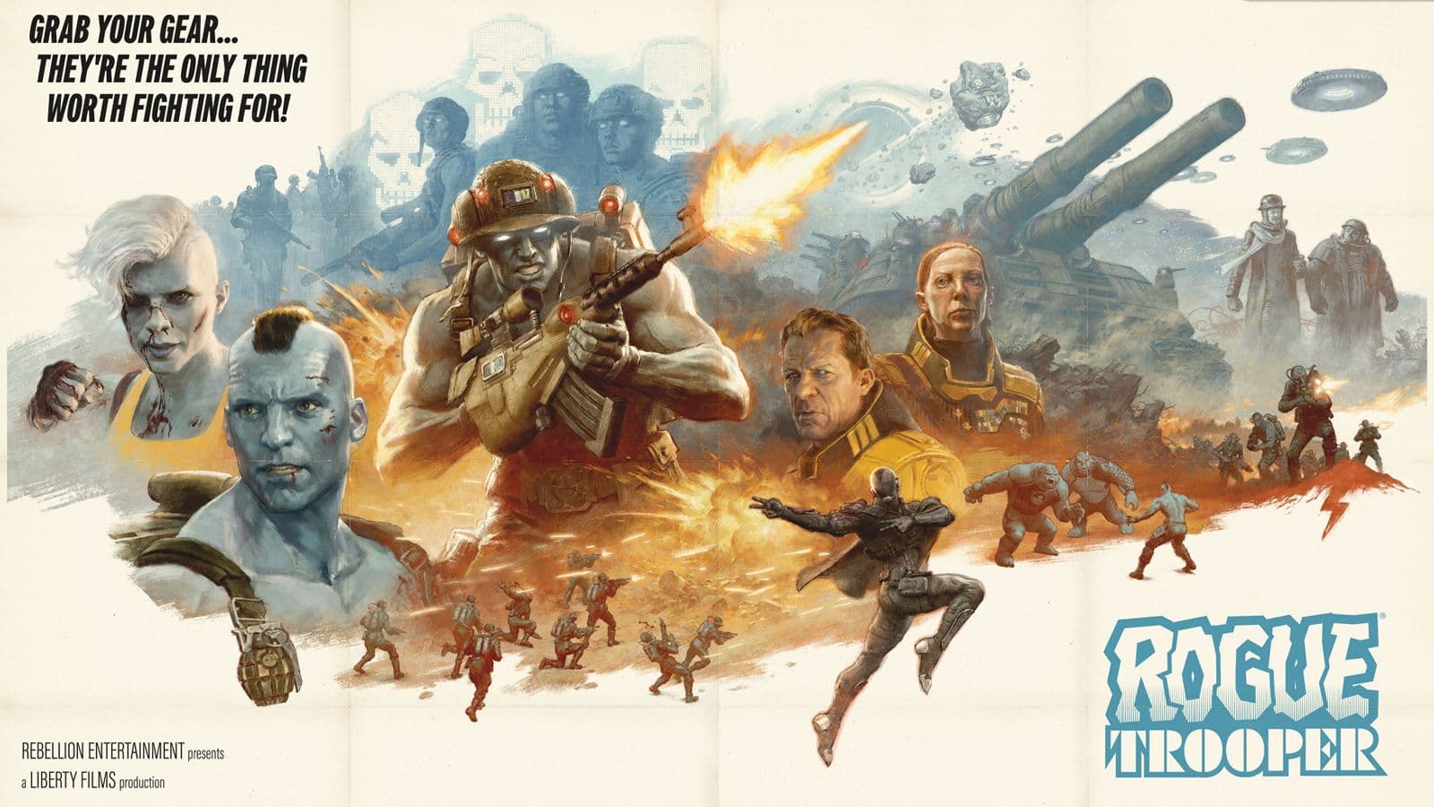 The new Rogue Trooper movie poster looks like it fell out of a ’70s cinema