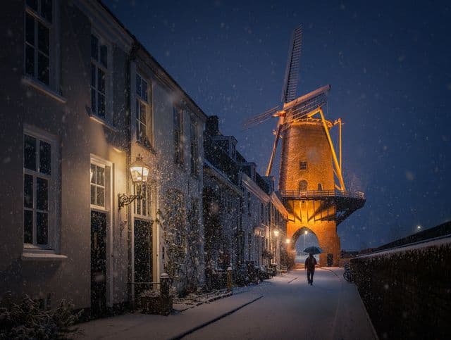 The Netherlands Covered In Snow :: Behance
