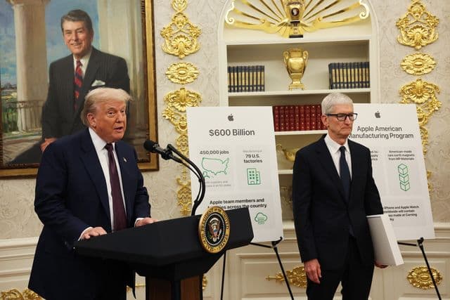 Apple’s ‘rare’ gift for Donald Trump is kind of embarrassing