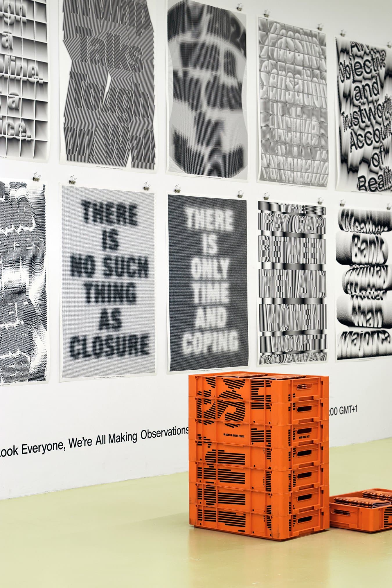 The experimental graphic design work of Ward Goes sits at the intersection of type and materiality