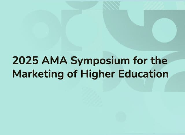 2025 AMA Symposium for the Marketing of Higher Education