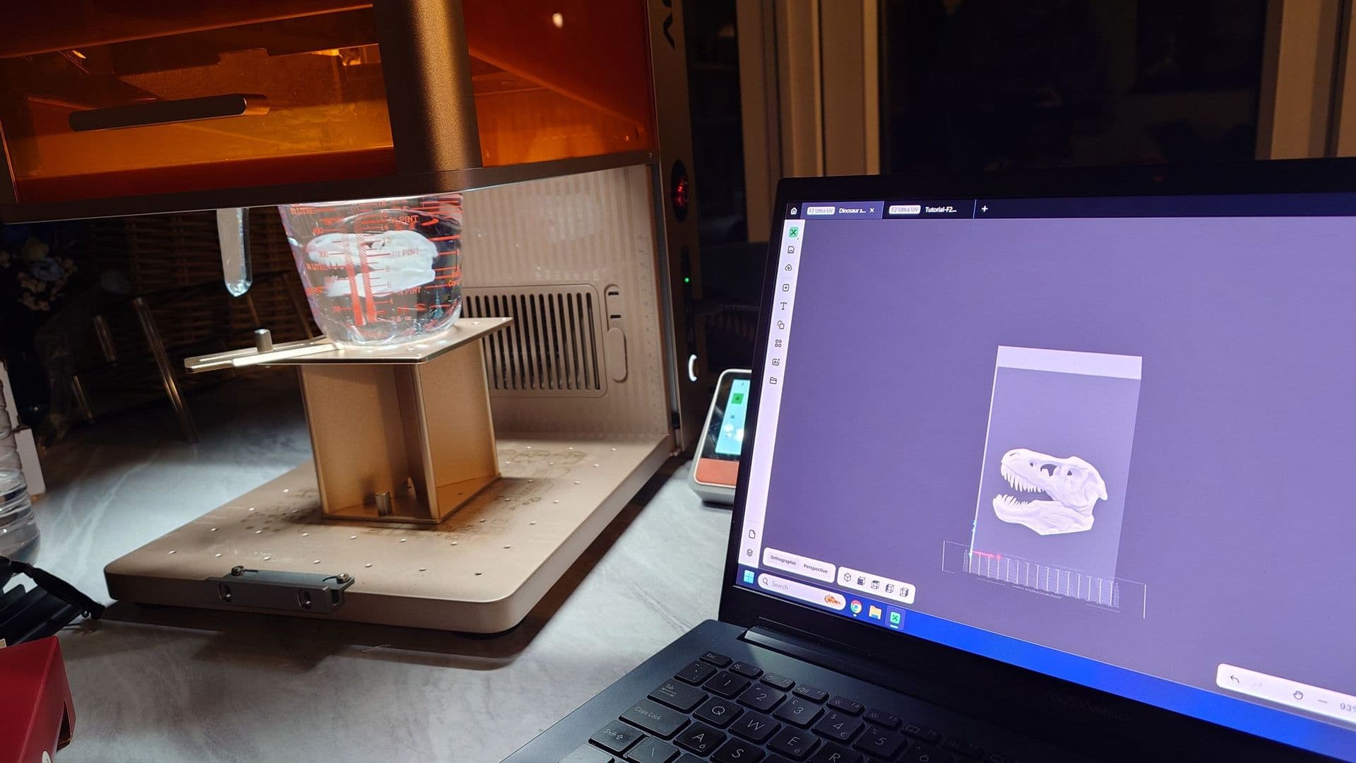 This machine is magic: How I used the xTool F2 Ultra UV to engrave a dino