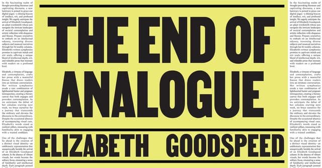 Elizabeth Goodspeed on the limits of imperfection as a design strategy
