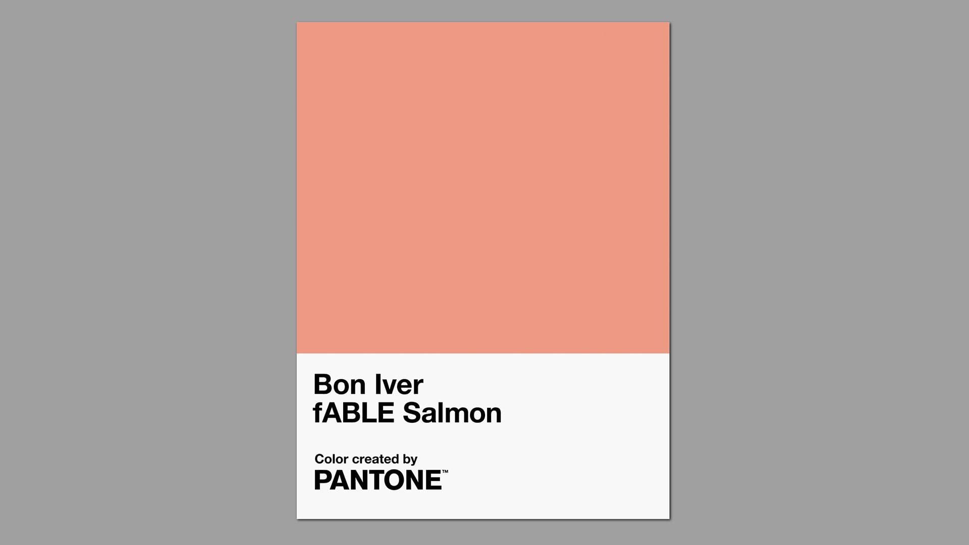 I’m hooked on the new Bon Iver x Pantone colour collab