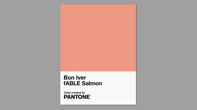 I’m hooked on the new Bon Iver x Pantone colour collab