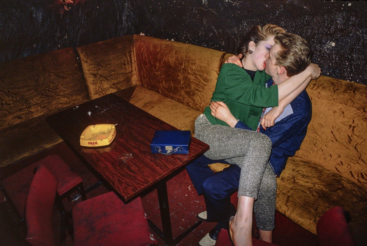 Derek Ridgers’ new book shows snogging couples at London nightclubs from the 1970s to 1990s