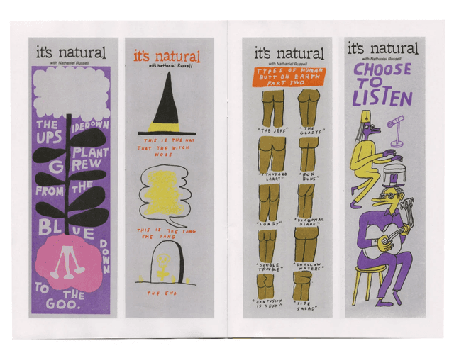 Remembering Nathaniel Russell’s charming and economical illustrated columns for The Smudge