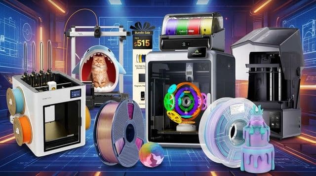 Save up to 57% on 3D printing powerhouses like Bambu Lab, Creality and Anycubic