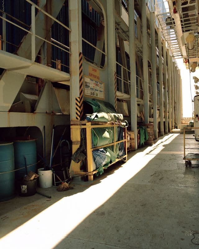 Max Lancaster photographs the life and work of a shipping container crew