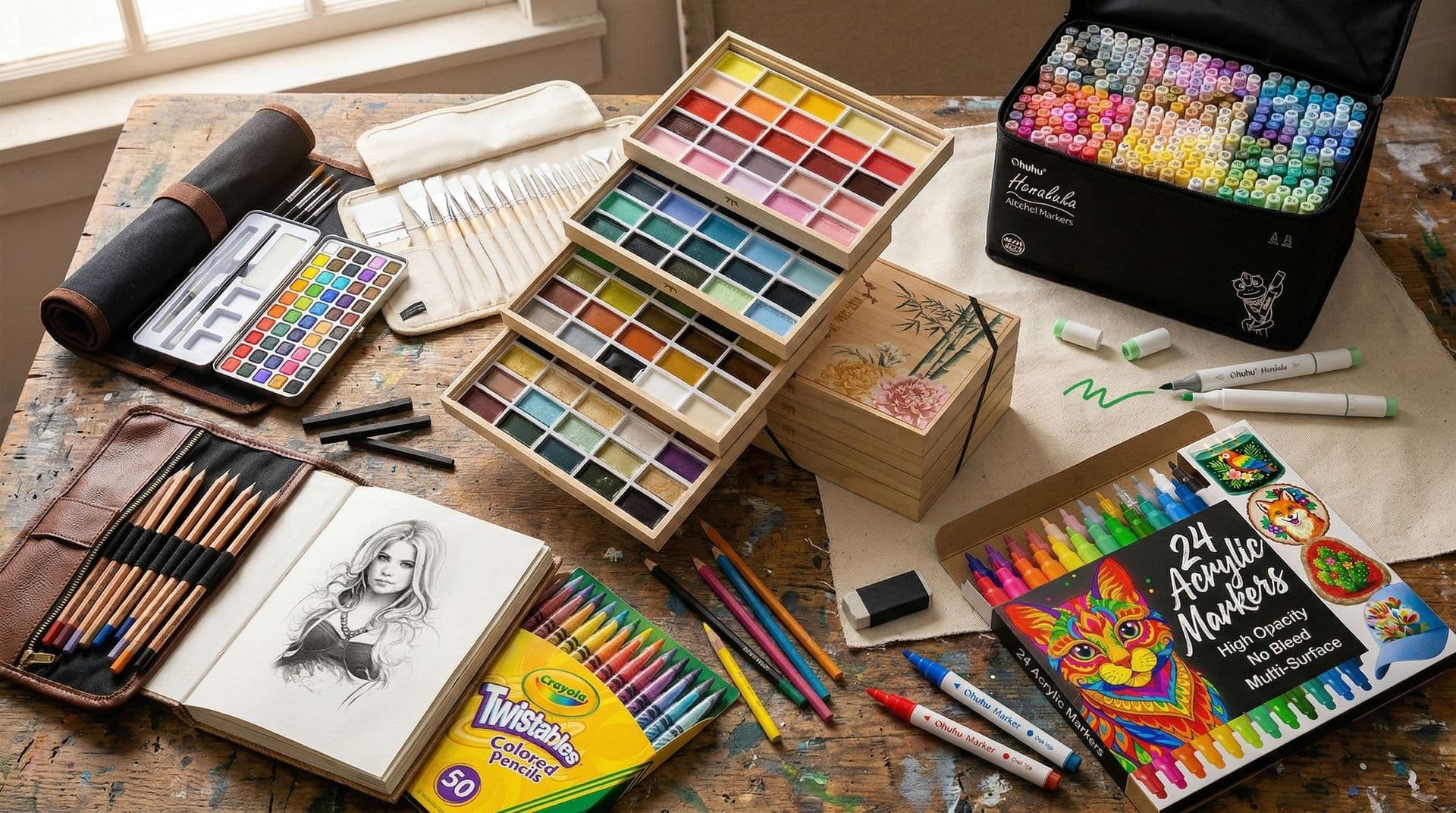 Inspired by the sunshine? Get creative this spring with these art sets