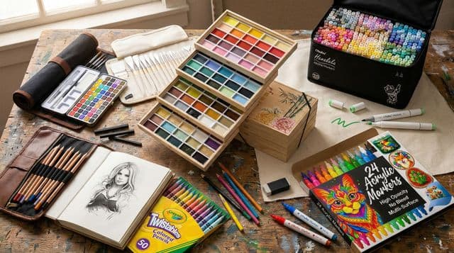 Inspired by the sunshine? Get creative this spring with these art sets