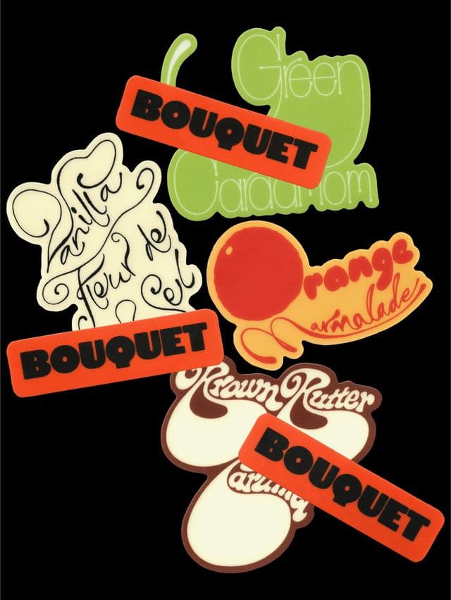 Walk a Thought’s identity for a flavoured syrups brand is sweet and stylish