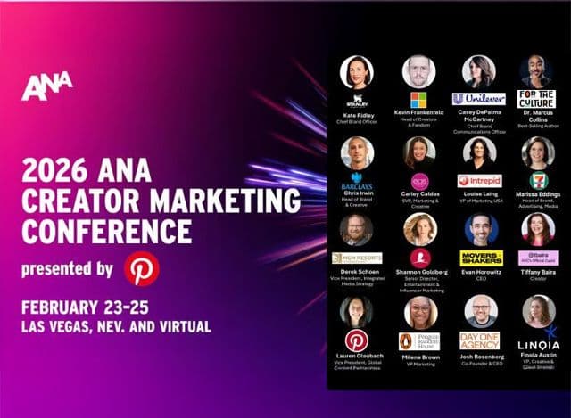 2026 ANA Creator Marketing Conference presented by Pinterest