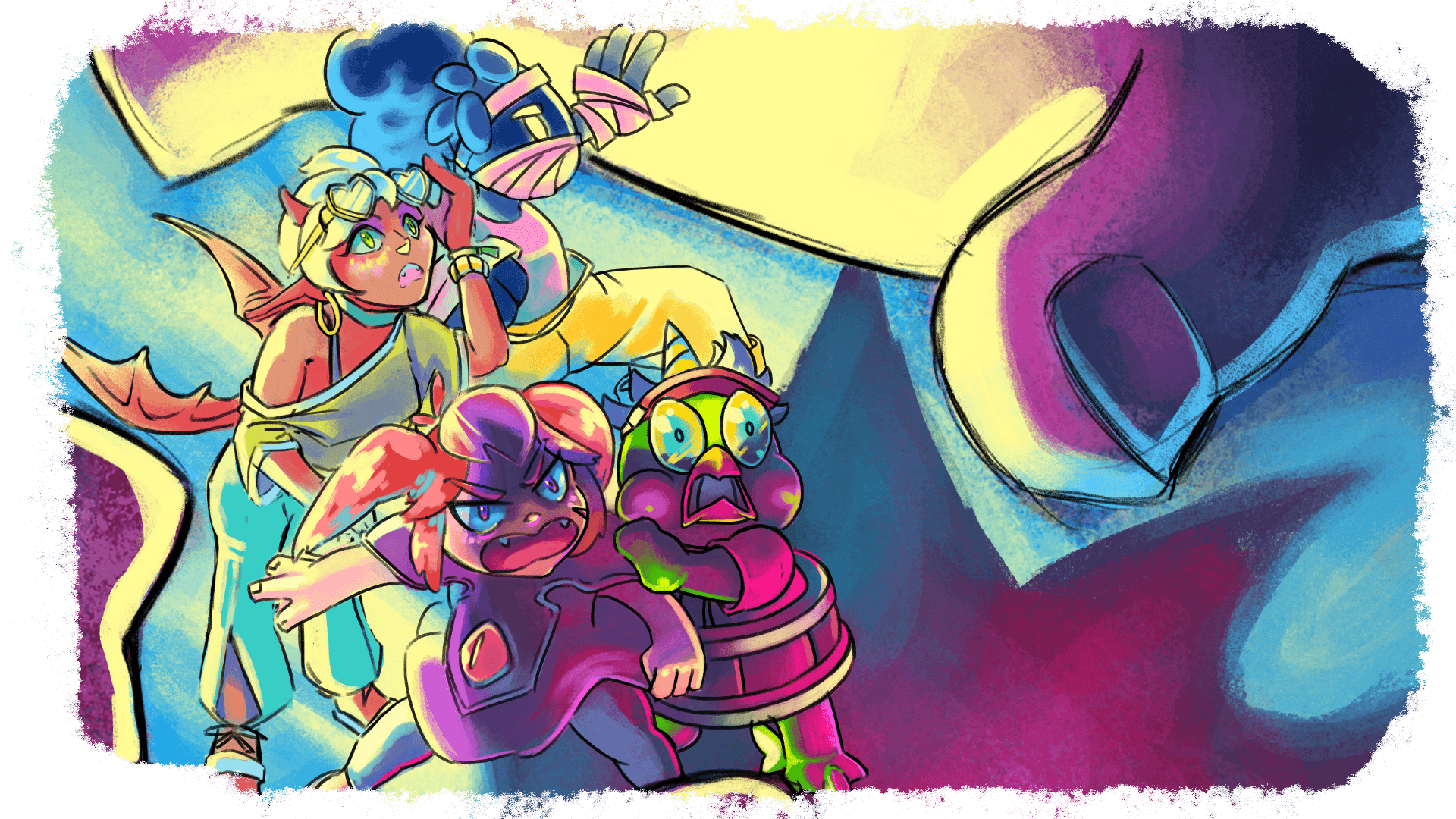 Demon Tides ’90s retro design has a surprisingly modern influence