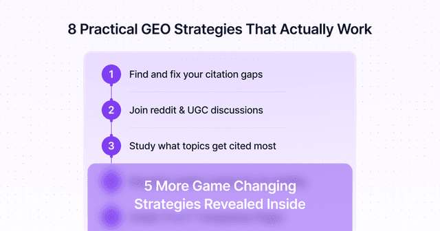 8 GEO Strategies For Boosting AI Visibility in 2025