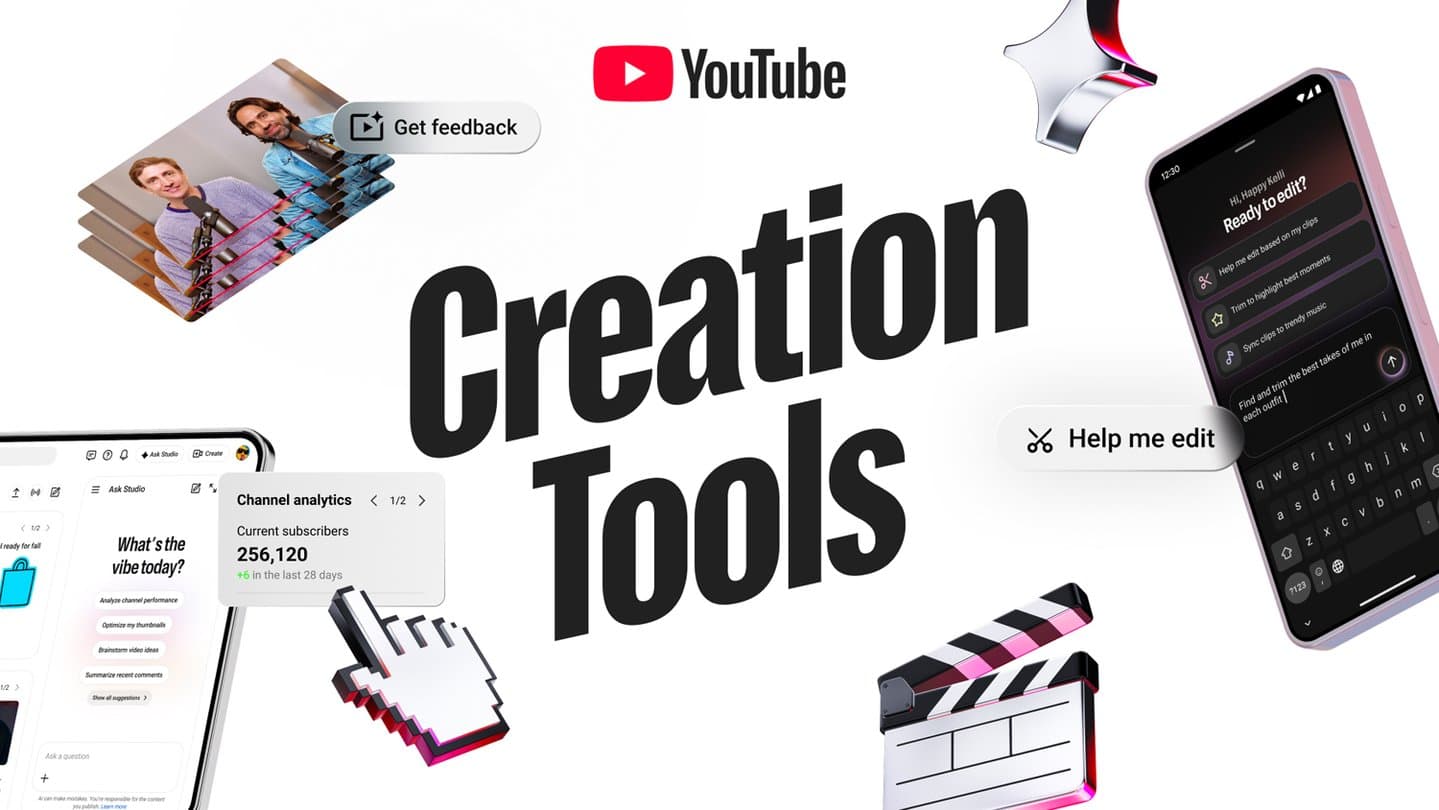 YouTube pairs AI editing with likeness controls