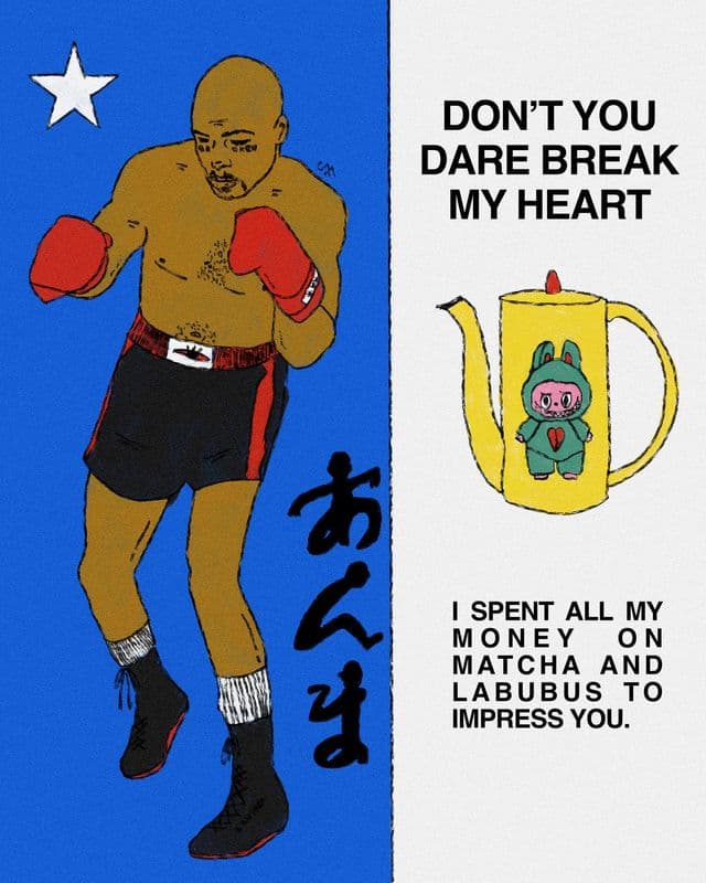 Gabriel Amzallag (aka MC Blue Matter) is a hip-hop illustrator who balances the grind and the goof