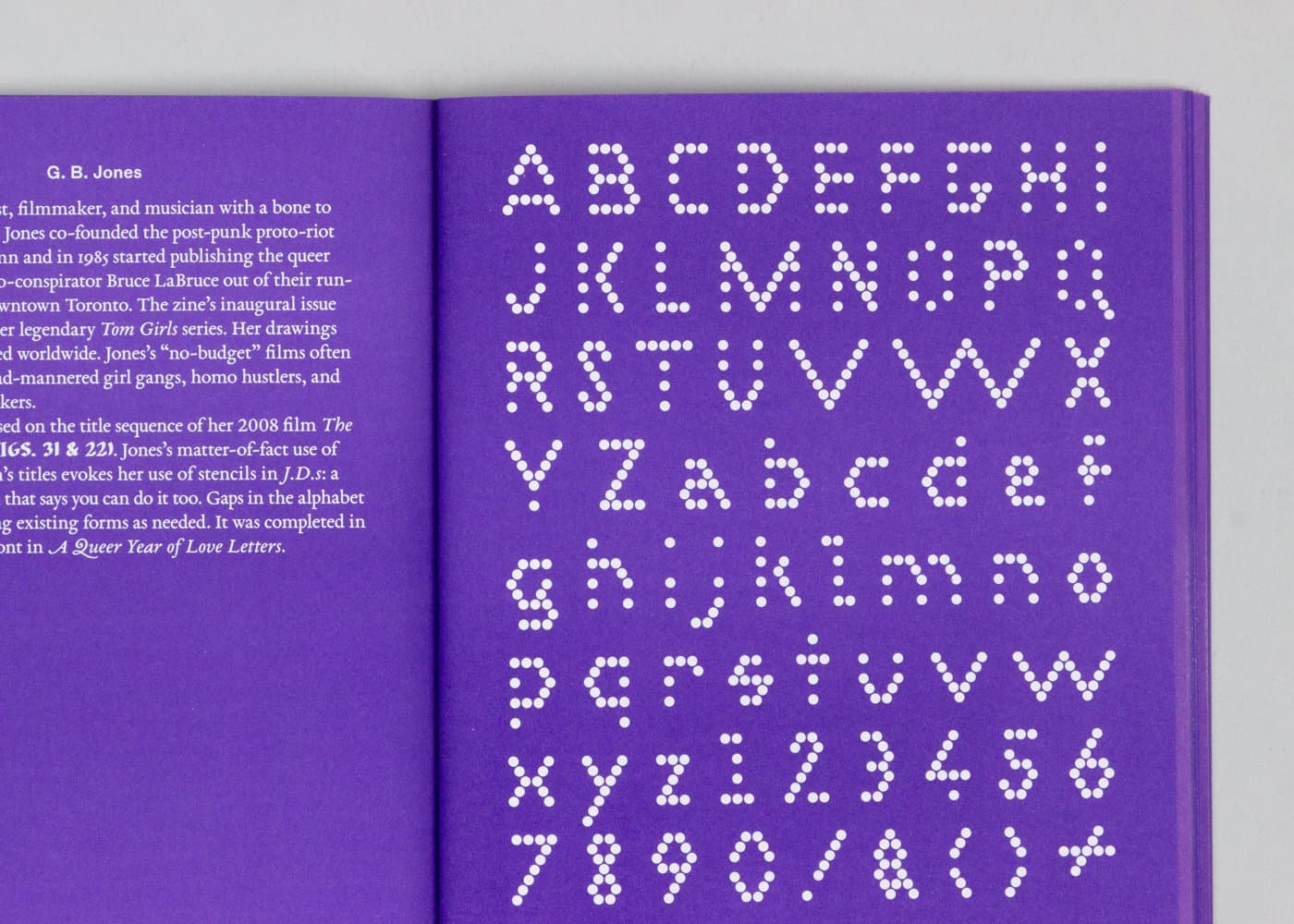 A Queer Year of Love Letters is a collection of “time machine” fonts that take us to our countercultural past and futures