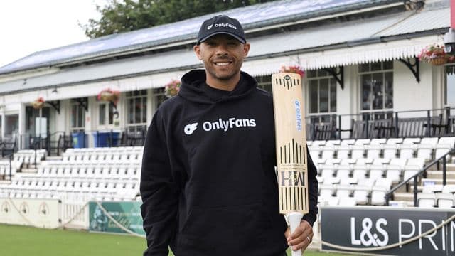 Apparently the OnlyFans logo is too raunchy for the cricket pitch