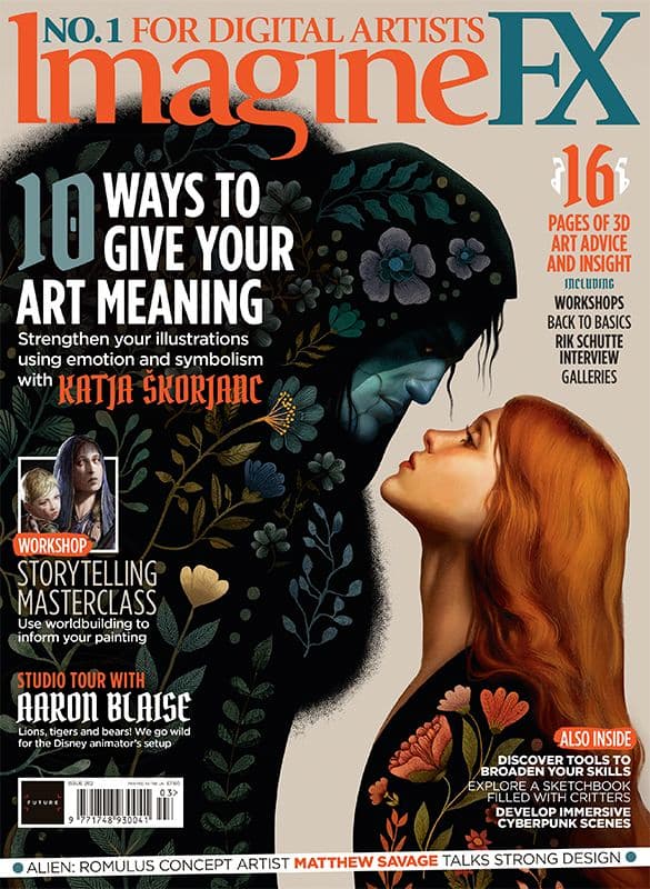 Learn new ways to sculpt and paint art with issue 262 of ImagineFX