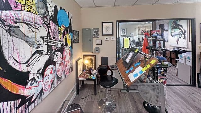 How I turned a boring office into an inspiring art studio